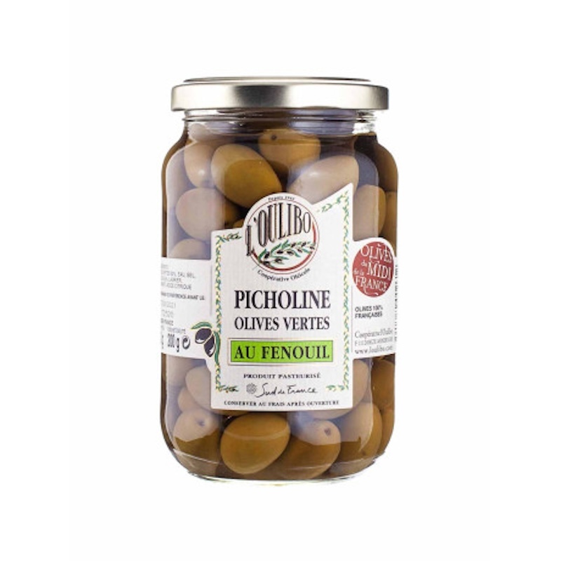 Оливки зелені L'Oulibo Люк фенхель 200г